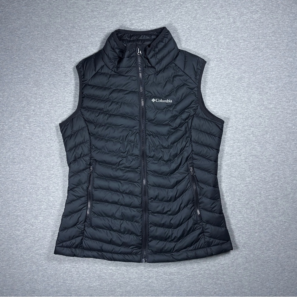 Columbia Black Quilted Packable Down Vest - Women's